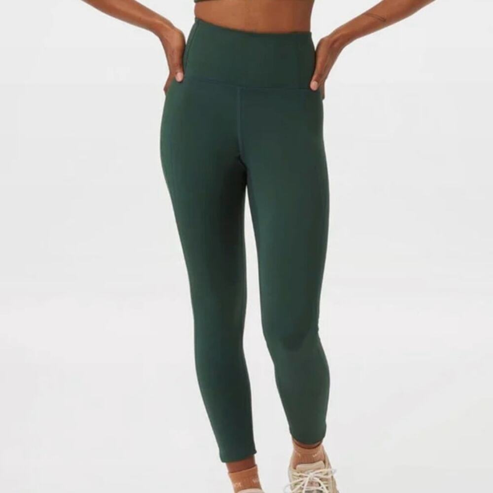 GIRLFRIEND COLLECTIVE Moss Green High‎ Rise Active Yoga Workout Leggings Size S